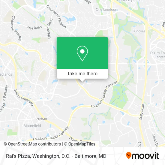 Rai's Pizza map
