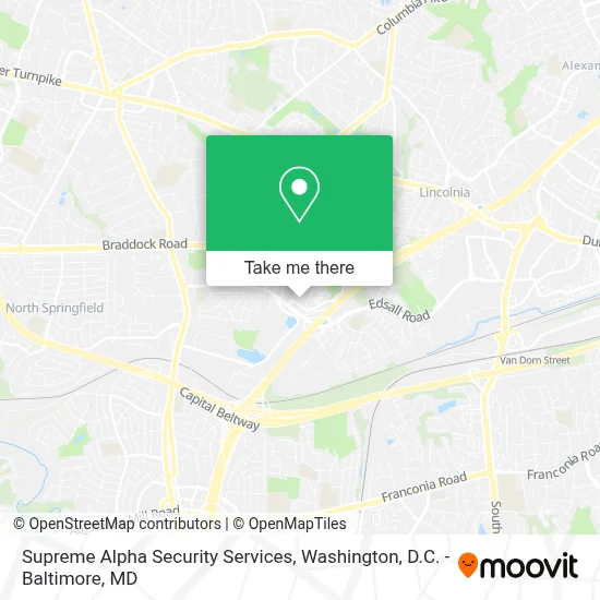 Supreme Alpha Security Services map