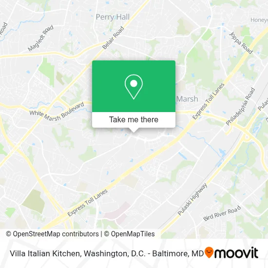 Villa Italian Kitchen map