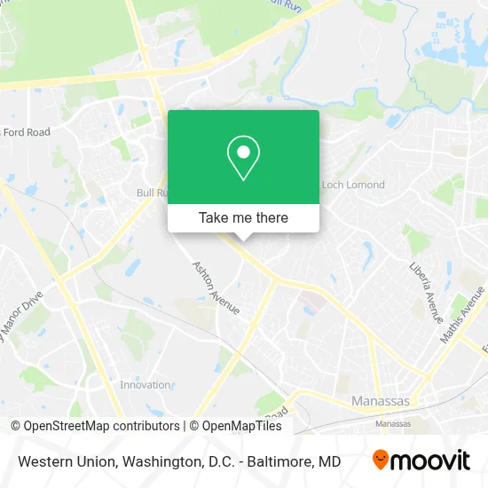 Western Union map
