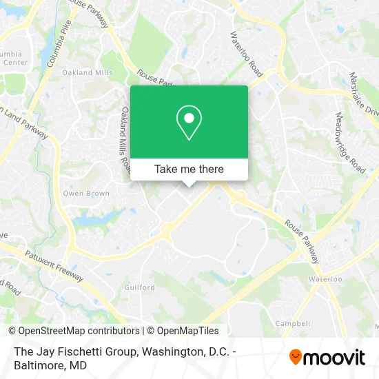 The Jay Fischetti Group map