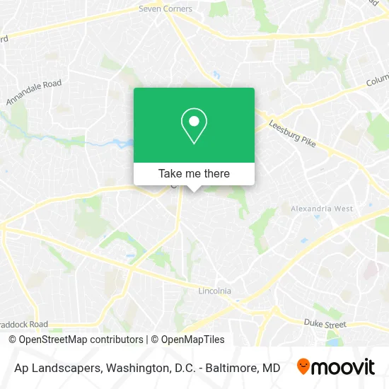 Ap Landscapers map