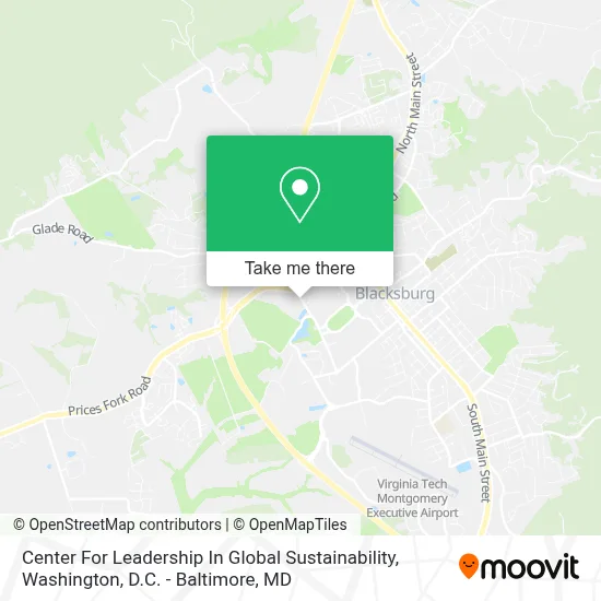 Center For Leadership In Global Sustainability map