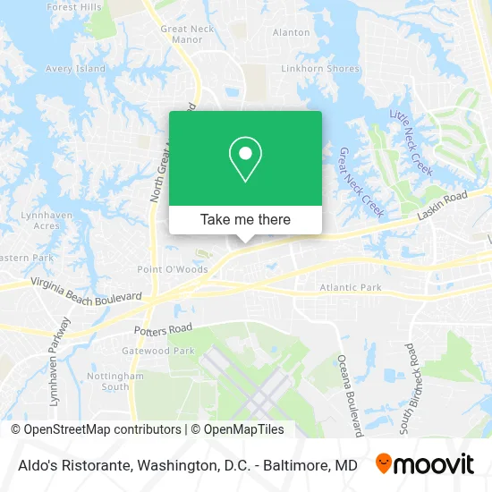 Aldo's Ristorante map
