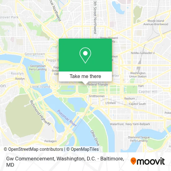 Gw Commencement map
