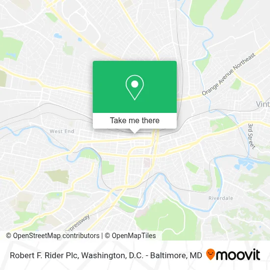 Robert F. Rider Plc map