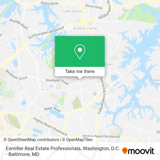 Esmiller Real Estate Professionals map