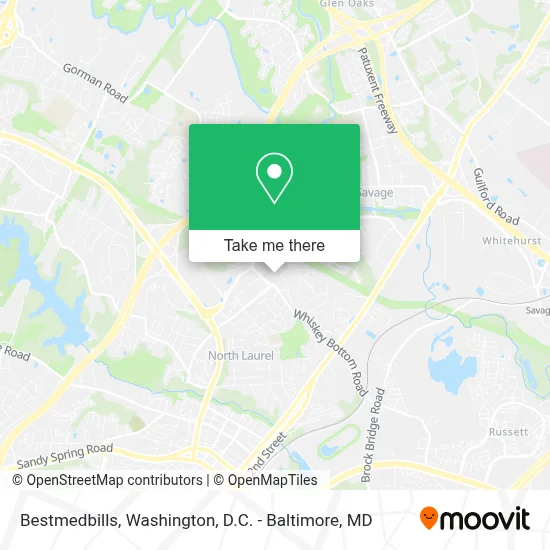 Bestmedbills map