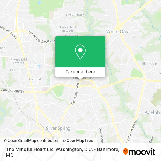 The Mindful Heart Llc map