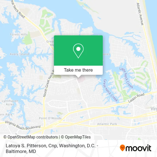Latoya S. Pitterson, Cnp map