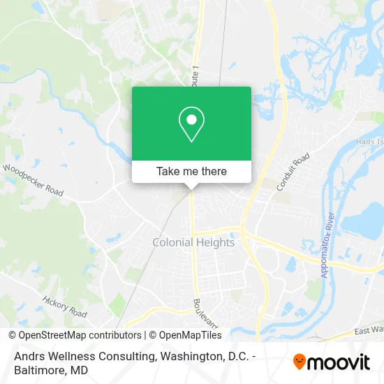 Andrs Wellness Consulting map