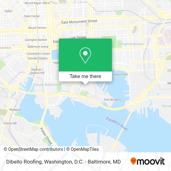 Dibello Roofing map