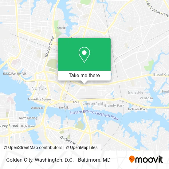 Golden City map