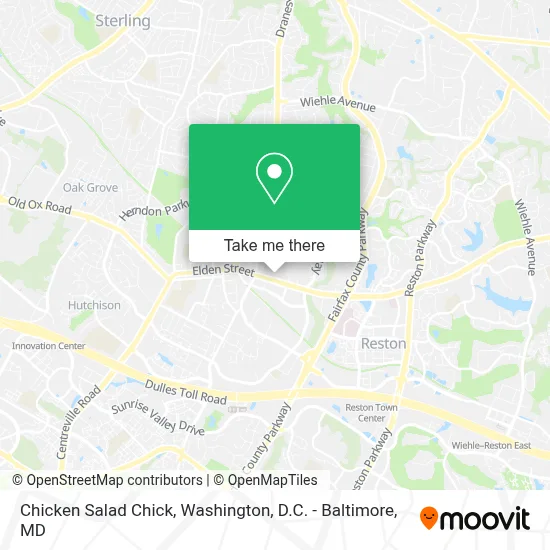 Mapa de Chicken Salad Chick