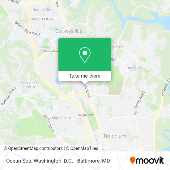 Ocean Spa map