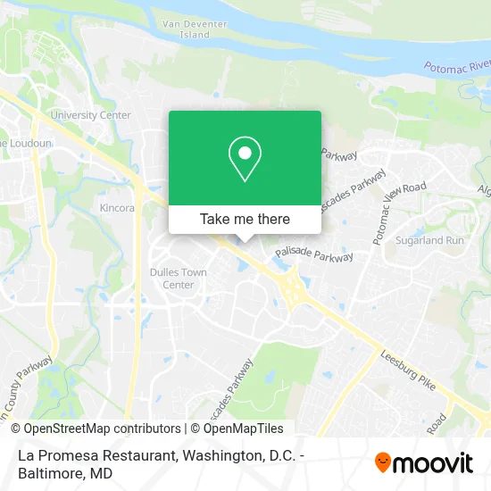 La Promesa Restaurant map