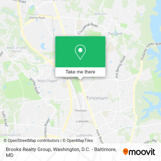 Brooks Realty Group map