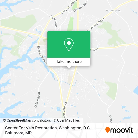 Center For Vein Restoration map