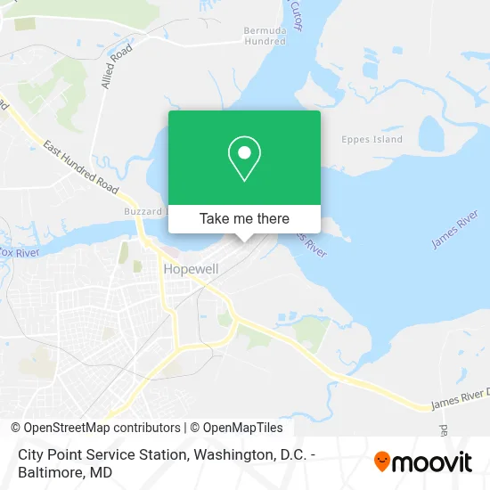 City Point Service Station map