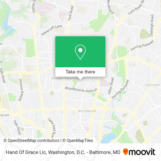 Hand Of Grace Llc map