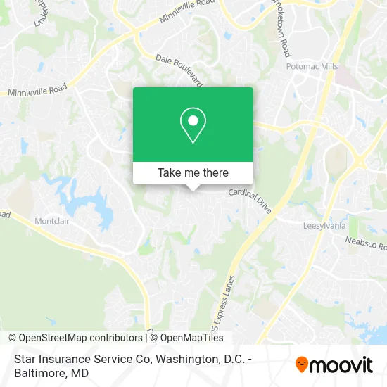 Star Insurance Service Co map