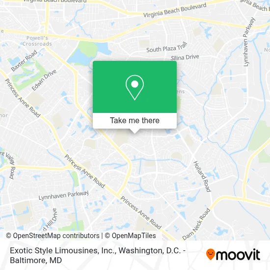 Exotic Style Limousines, Inc. map