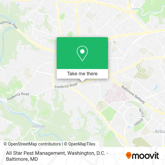 All Star Pest Management map