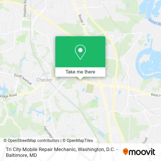 Tri City Mobile Repair Mechanic map