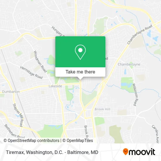 Tiremax map