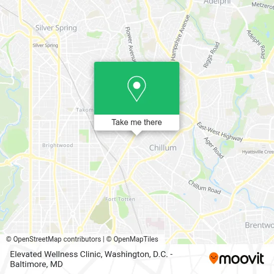 Elevated Wellness Clinic map