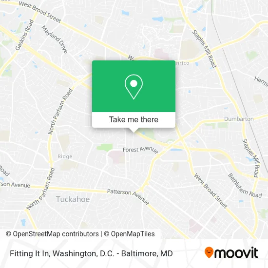 Fitting It In map