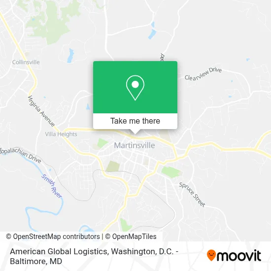 American Global Logistics map