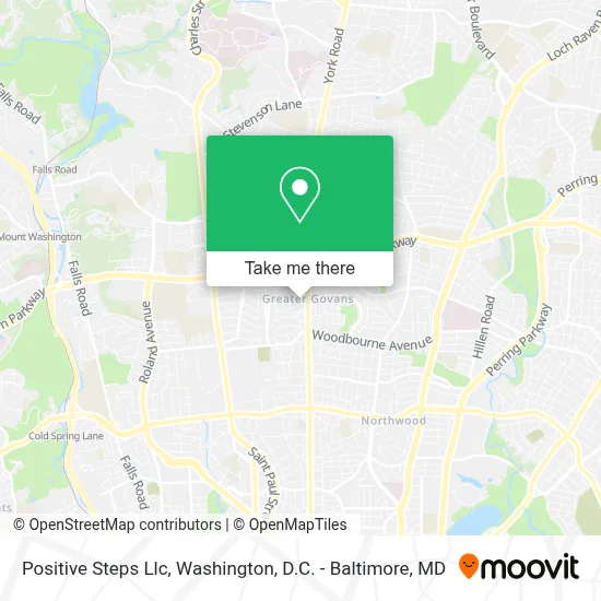 Positive Steps Llc map