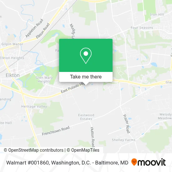 Walmart #001860 map