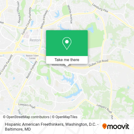 Hispanic American Freethinkers map