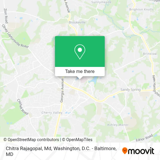 Chitra Rajagopal, Md map
