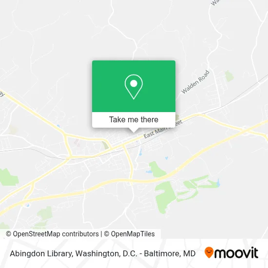 Abingdon Library map