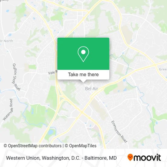 Western Union map