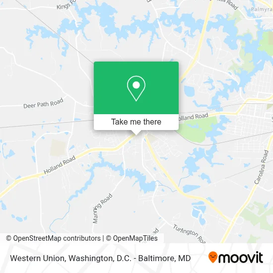 Western Union map