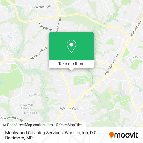 Mccleaned Cleaning Services map