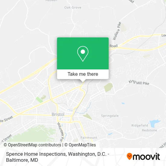 Spence Home Inspections map