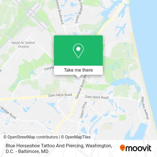 Blue Horseshoe Tattoo And Piercing map
