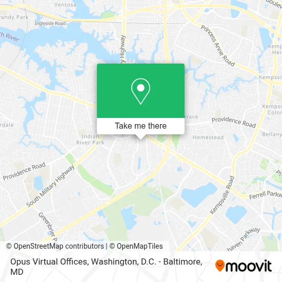 Opus Virtual Offices map