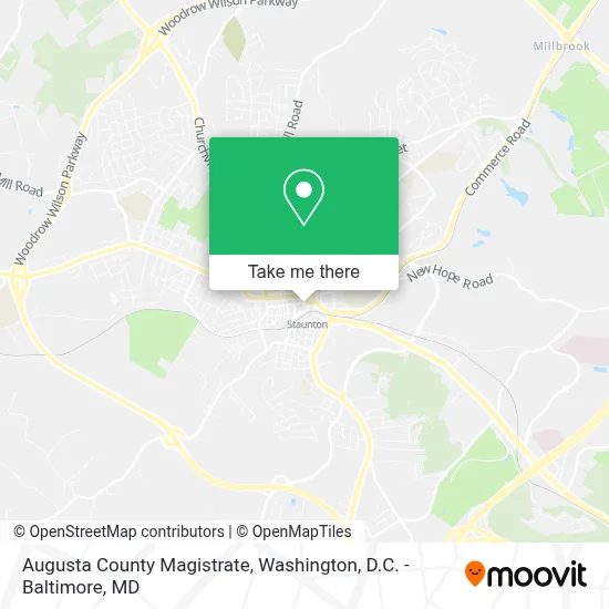Augusta County Magistrate map