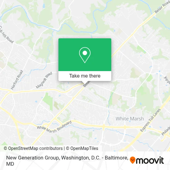 New Generation Group map