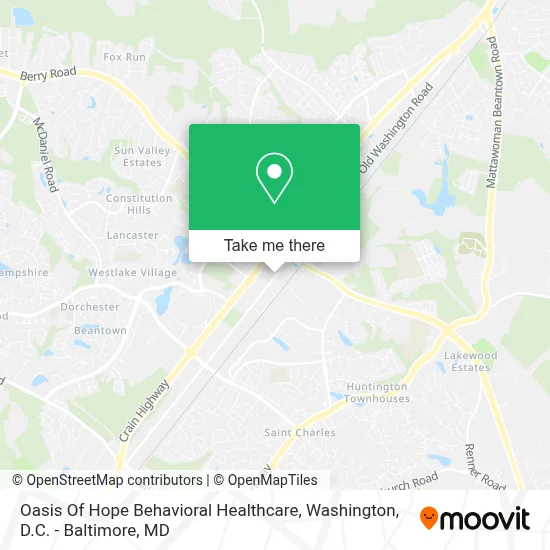 Oasis Of Hope Behavioral Healthcare map