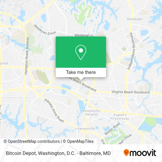 Bitcoin Depot map
