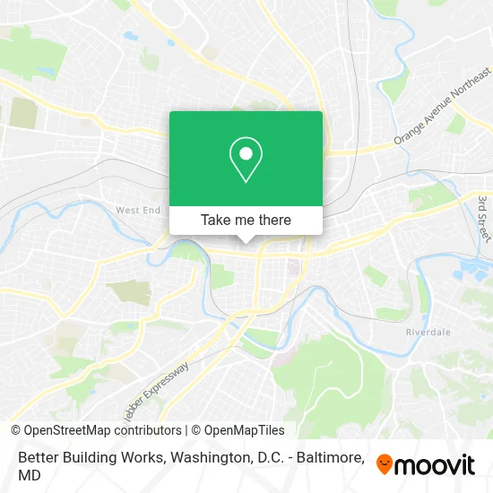 Better Building Works map