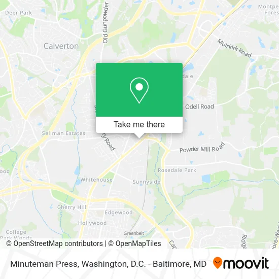 Minuteman Press map