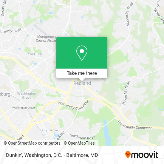 Dunkin' map